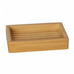 2501-83 Soap Holder 12.5x8cm Bamboo 72c