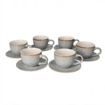 STB22-1 120ml 6Pcs Cup&Saucer Set 8c