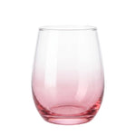 Danny Home345ml Pink Ombre Stemless Water & Juice Glass Set (4-Piece) set  CB25-11