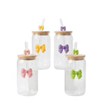 RXG-128 Coca-Cola Straw Glass Bow 80c