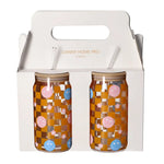 CB-229 Straw Glass 2Pcs Set 500ml 12c