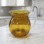 BKY034(BH0023) Amber Lassi Jug 12c