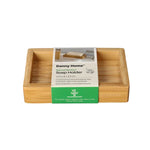 2501-83 Soap Holder 12.5x8cm Bamboo 72c