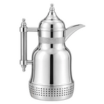 Luxurious Mirror-Finish 1000ml Thermal Dallah Jug for Hot & Cold Beverages