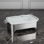 BR0006 13.5"RECT CASEROLE WITH CANDLE 4c