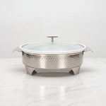 BR0009 16"OVAL CASSEROLE WITH CANDLE 4c