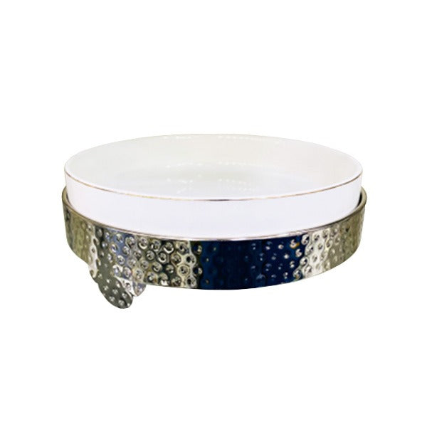 BR0013 10"ROUND PLATE WITH STAND 6c