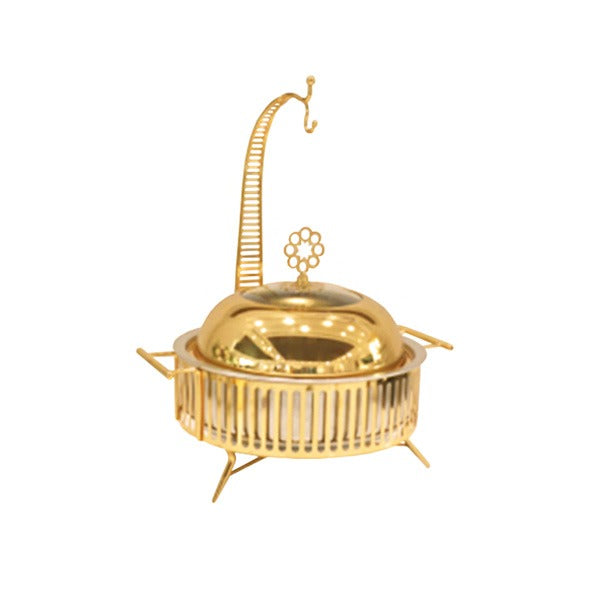 BR0018 4L BUFFET DISH WITH CANDLE 2c