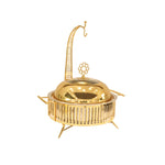 BR0018 4L BUFFET DISH WITH CANDLE 2c