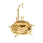 BR0019 6L BUFFET DISH WITH CANDLE 2c