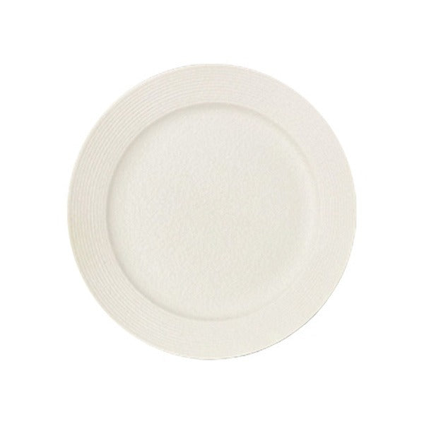 BR0025 10.25"ROUND PLATE F-WHITE 24c