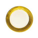 BR0022 10.25"ROUND PLATE G-WHITE 24c