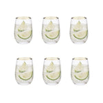 CB02-04 Glass Cup 6Pcs Set 450ml 12c