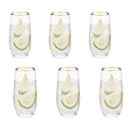CB02-11 Glass 6Pcs Set 345ml 12c