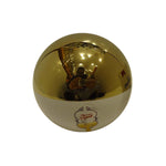 Angela Luxury Gold & White Spherical Decorative Sphere Ornament Elegant Tabletop Decoration Piece
