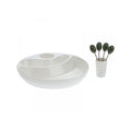 ES3829 Rnd Dish+Forks Symphony 8c