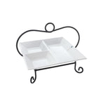 ES3854 Sq Divider Plate+Stand Symphony 4c