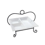 ES3854 Sq Divider Plate+Stand Symphony 4c