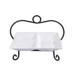 ES3854 Sq Divider Plate+Stand Symphony 4c