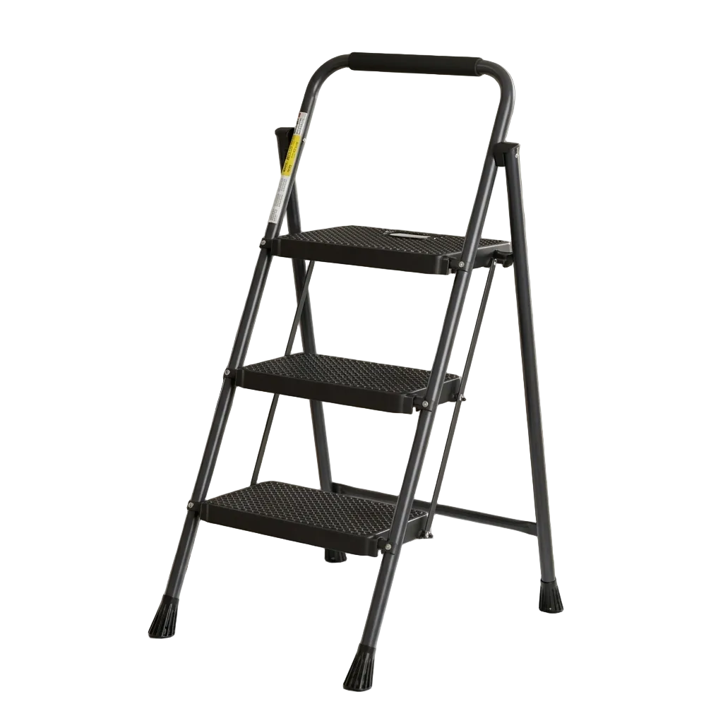 EURO TOWER 3 METAL STEP LEDDER CAKMAK