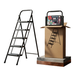 EURO TOWER 5 METAL STEP LEDDER CAKMAK