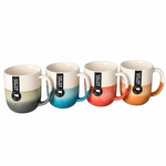 Danny Home 400ml Two-Tone Speckled Ceramic Coffee Mug Gradient Ombré Porcelain Tea & Hot Beverage Cup