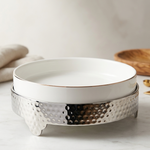 BR0012 8" ROUND PLATE WITH STAND 6c