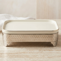 BR0016 10"RECT PLATE WITH STAND 6c