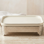 BR0017 14"RECT.PLATE WITH STAND 4c