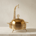 BR0018 4L BUFFET DISH WITH CANDLE 2c