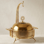 BR0019 6L BUFFET DISH WITH CANDLE 2c