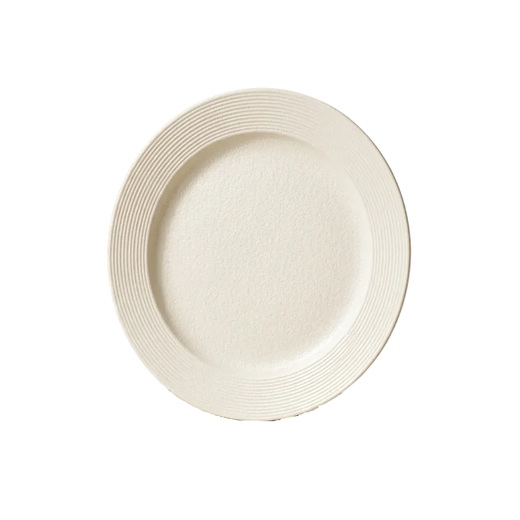 BR0024 8.25"ROUND PLATE F-WHITE 24c