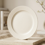BR0025 10.25"ROUND PLATE F-WHITE 24c