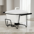 BR0052 Brilliant 6.75"casserole w iro 8c