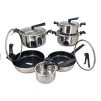 HP77 12Pcs Cook-S SS W/G-Lid (V-Knobe)