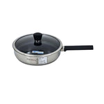 HP59 26cm SS Fry Pan With Glass Lid