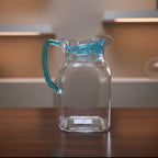 KY555 0082 Blue SQ Mini Jug 1000ml 12c