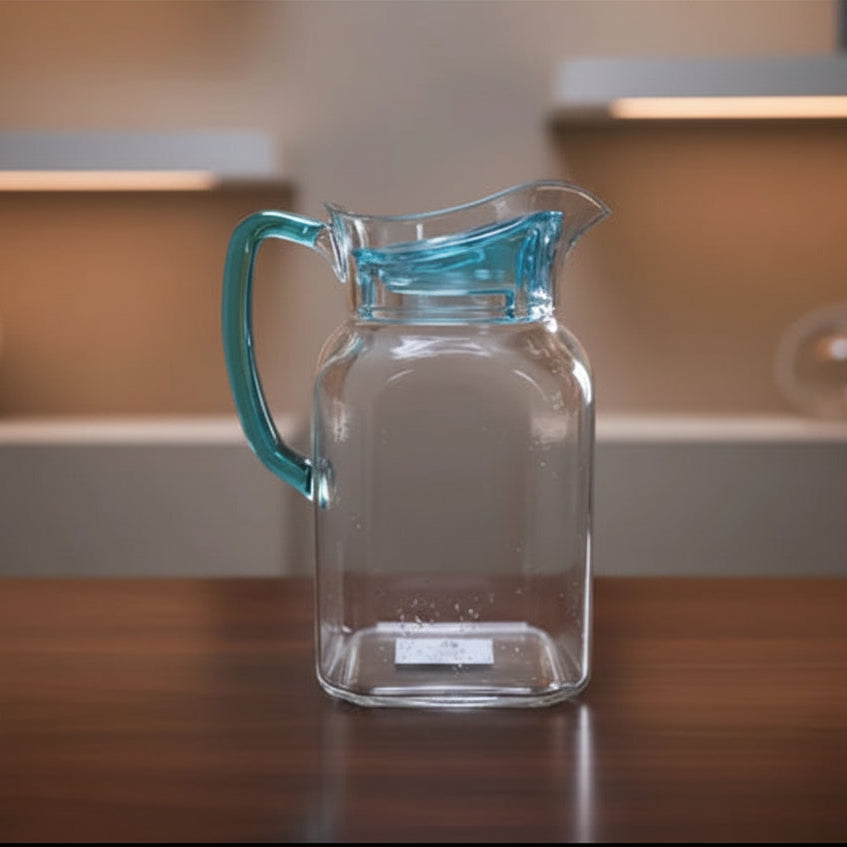 KY555 0082 Blue SQ Mini Jug 1000ml 12c