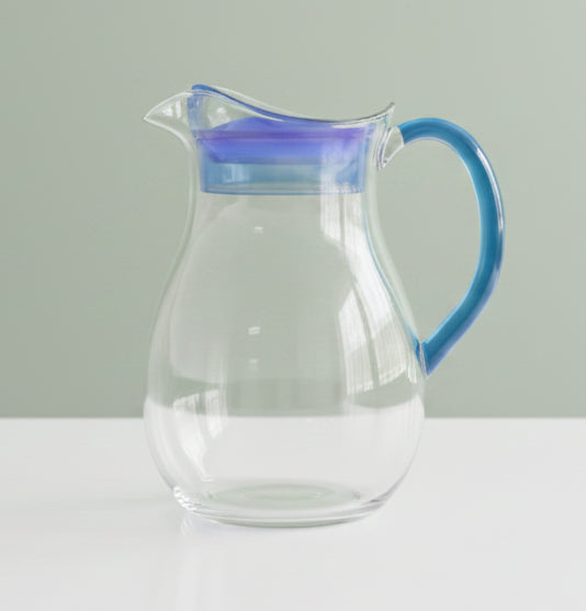 KY812 Blue Lassi Jug Plain Smalll 12c