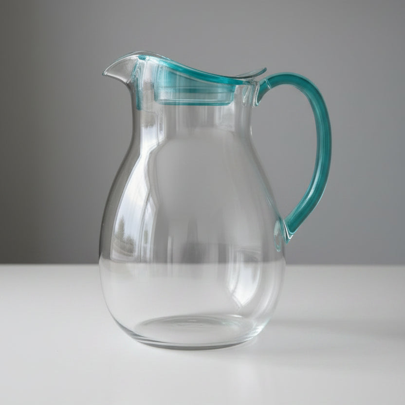 KY812 Sky Blue Lassi Jug Plain Sml 12c