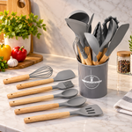 Prestige  12Pcs set Non-Scratch Heat-Resistant Silicone Kitchen Cooking Utensil set   PH032