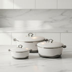 'PB633/3 White 3Pcs Verstaile H/Pot 6set-