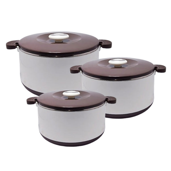 PB646/3 OPTIMO 3Pcs Hot Pot Set Choc