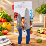 Premium 2-Piece X-Handle Kitchen Knife Set Multipurpose Cutting Knives for Everyday Food Preparation