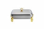 173816.G LUX GOLD 3Ltr Rect Dish