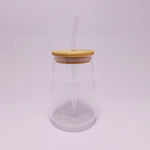RXG-029 Glass With Straw 530ml MW 98c