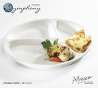SY4472 3Division Plate Rnd Symphny 12c