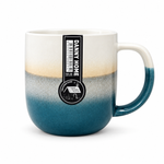 Danny Home 400ml Two-Tone Speckled Ceramic Coffee Mug Gradient Ombré Porcelain Tea & Hot Beverage Cup