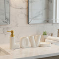 BR3009 4Pcs Bathroom Set W-Love 12c