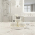 BR3017 4Pcs Bathroom Set Tray W-Line 12c